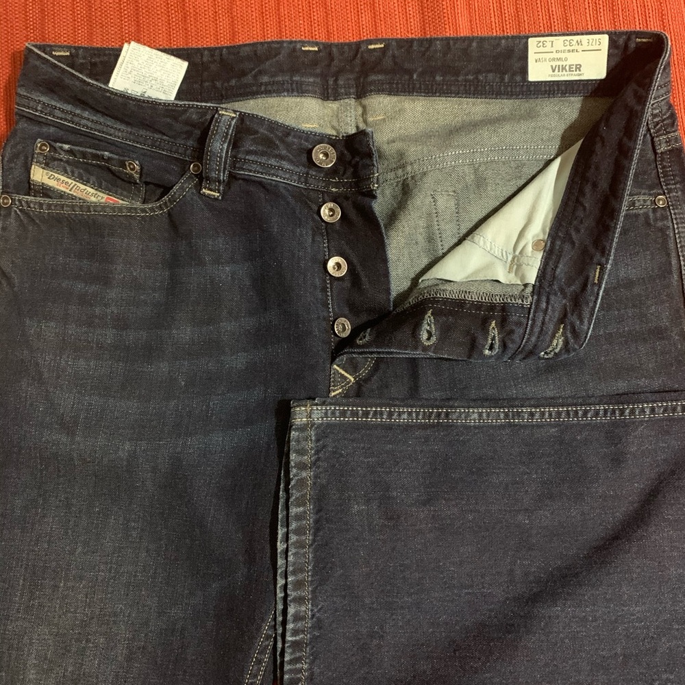 Diesel denim size 34X32 viker straight leg